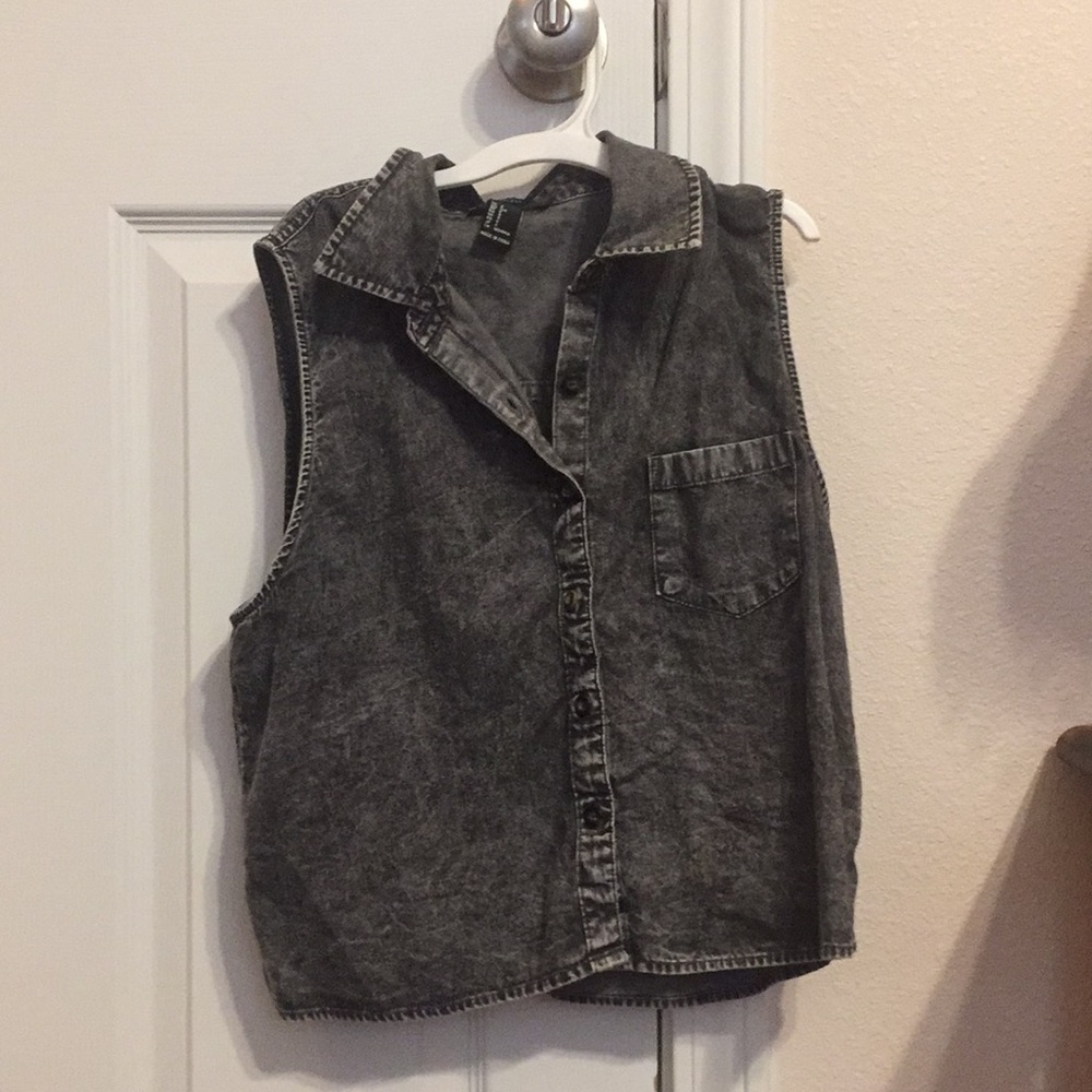 Jean Tank Top